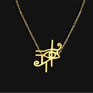 Eye of Horus gold Necklace